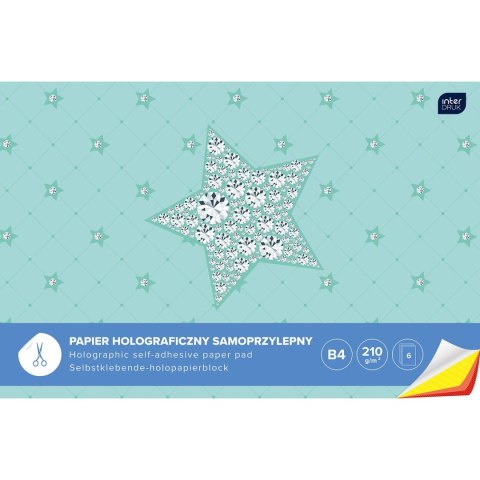 Zeszyt papierów kolorowych B4 210g 16k Interdruk (ZEPAHOB4)