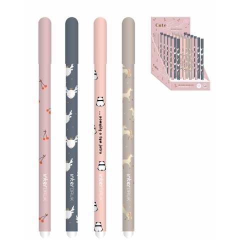 Długopis wymazywalny CUTE GIRL wkład niebieski 0,5mm Noster