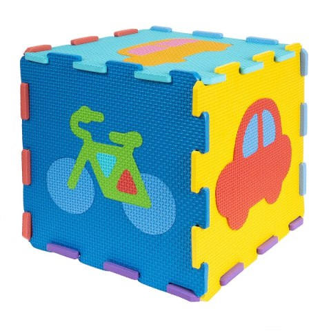 Mata dla malucha piankowa pojazdy, 29x29cm Smily Play (SP84356)