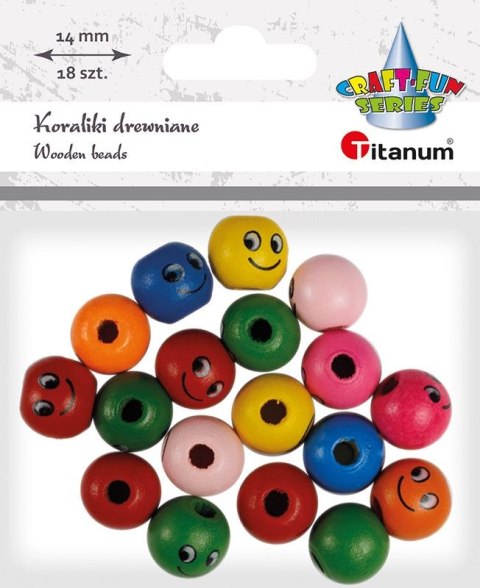 Ozdoba drewniana Craft-Fun Series koraliki Titanum (22TH401-6)