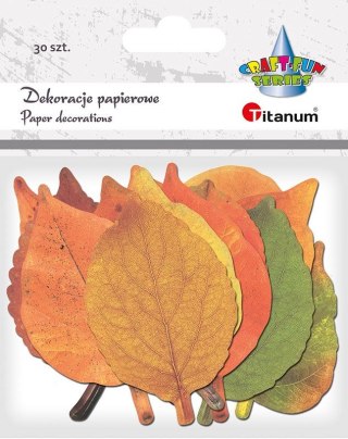 Ozdoba papierowa Craft-Fun Series liście papierowe Titanum (24XQ0501-9)