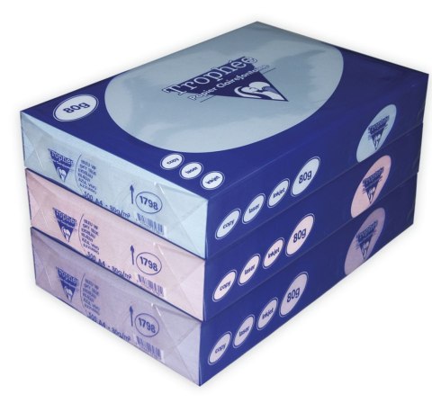 Papier kolorowy A4 kolorowy szary stalowy 500k. 80g Trophee (xca41993)