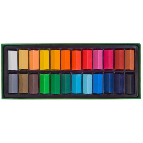 Pastele suche kwadratowe, 24 kolory 24 kol. Cricco (CR491K24)