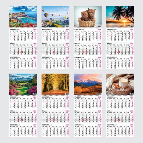 Kalendarz ścienny OGRÓD A3 Press