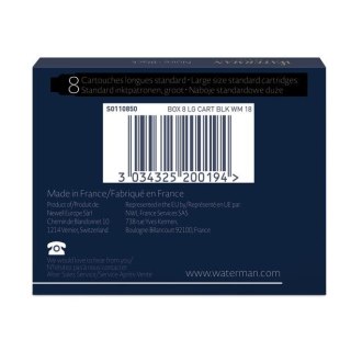 Naboje długie czarny Waterman (S0110850)