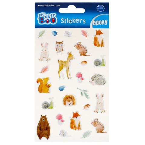Naklejka (nalepka) S-Boo Epoxy Lesne zwierzęta Stickerboo (493731)