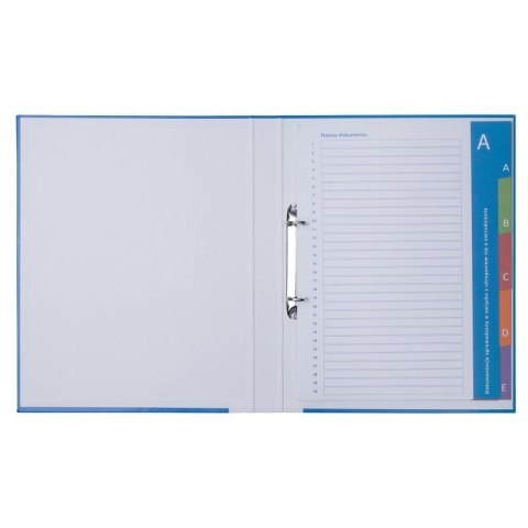 Teczka do akt osobowych A4 segregator niebieski tektura 1170g Donau (3731011PL-99)