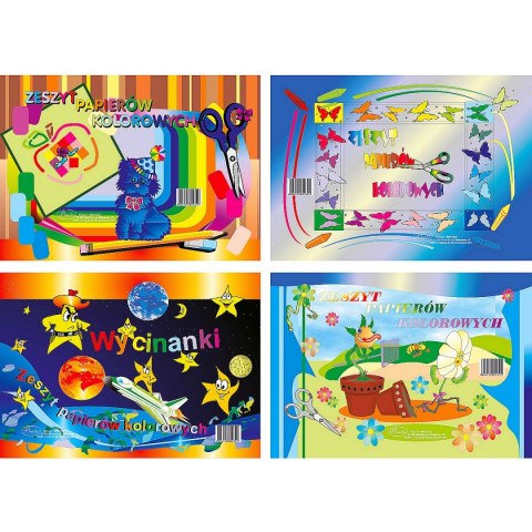 Zeszyt papierów kolorowych A5 Protos