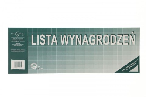 Druk offsetowy 1/2 A3 Lista wynagrodzeń Michalczyk i Prokop (P03-M)