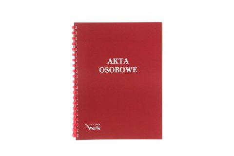Teczka do akt osobowych A4 ABCDE niezadrukowana Warta (1824-339-092)