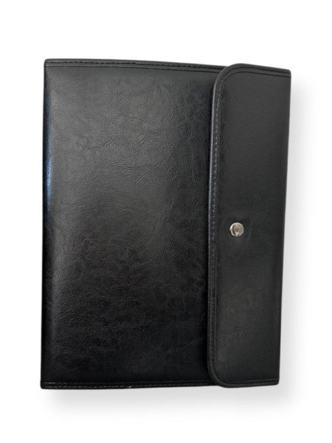 Teczka konferencyjna A4 Typ B czarny ekoskóra Majewski Ryszard (TKFB)