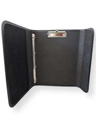 Teczka konferencyjna A4 Typ B czarny ekoskóra Majewski Ryszard (TKFB)