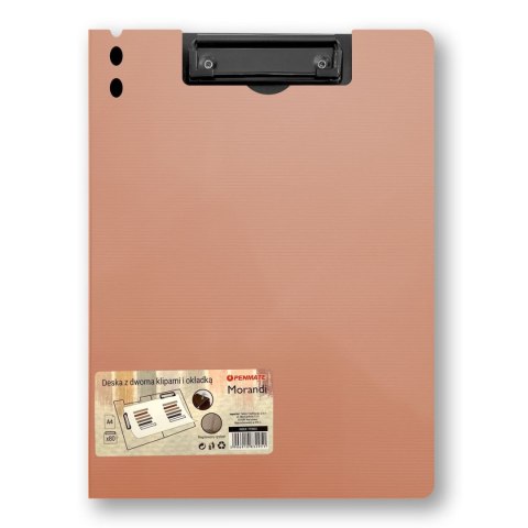 Deska z klipem (podkład do pisania) A4 MORANDI A4/A3 z klipem różowa 5906910832869 różowa Penmate (TT8932)