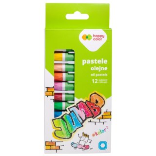 Pastele olejne Jumbo 12 kol. Happy Color (HA 2336 11KK-K12)