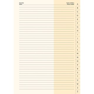 Skorowidz A5 70k. linia [mm:] 148x210 Interdruk (SKA5F)