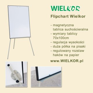 Tablica flipchart [mm:] 700x1000 Wielkor
