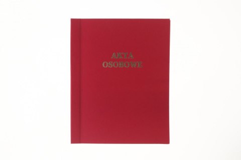 Teczka do akt osobowych A4 ABCDE niezadrukowana bordowy Warta (1824-339-100)