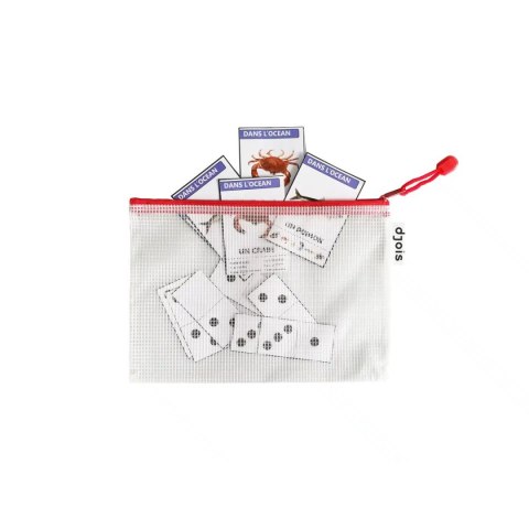 Teczka plastikowa na suwak Djois A5 przezroczysta 230 mic. Tarifold (509023 TR)