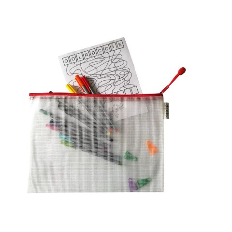 Teczka plastikowa na suwak Djois A5 przezroczysta 230 mic. Tarifold (509023 TR)