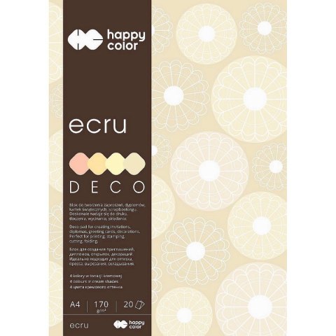 Zeszyt papierów kolorowych A4 170g 20k Happy Color (HA 3717 2030-092)