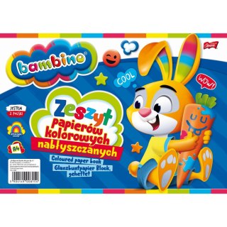 Zeszyt papierów kolorowych Bambino A4 90g 10k [mm:] 210x297 St.Majewski