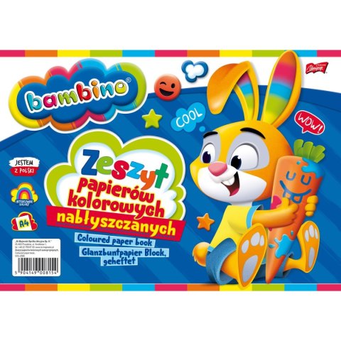 Zeszyt papierów kolorowych Bambino A4 90g 10k [mm:] 210x297 St.Majewski