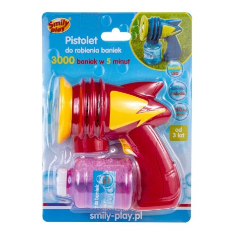 Bańki mydlane pistolet + płyn światło/dźwięk Anek (SP83780)