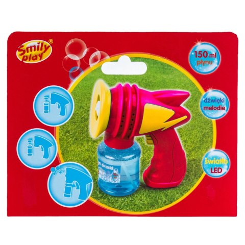 Bańki mydlane pistolet + płyn światło/dźwięk Anek (SP83780)