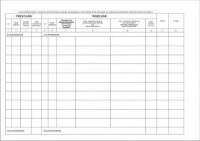 Druk offsetowy A4 Książka rozchodów środków odurzających i substancji psychotropowych 50k. Stolgraf (WT98)