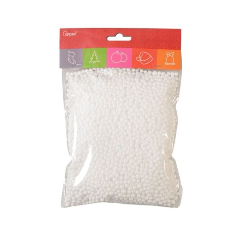 Ozdoba styropianowa kuleczki 10g białe Arpex (BN4949)