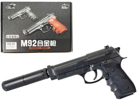 Pistolet z tłumikiem, na kulki Cabo Toys (A163)