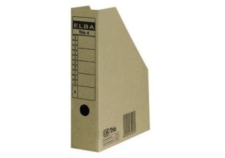 Pojemnik na dokumenty pionowy A4 Tric 4 brązowy tektura [mm:] 320x75x 270 Elba (100552611)