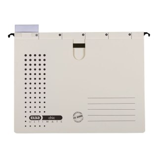 Skoroszyt A4 Chic Ultimate wiszący beżowy karton 230g Elba (100552093)
