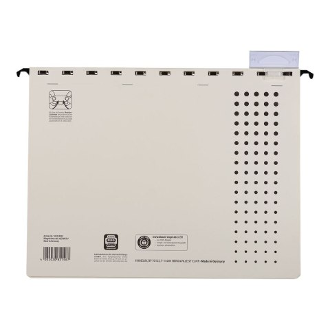 Skoroszyt A4 Chic Ultimate wiszący beżowy karton 230g Elba (100552093)