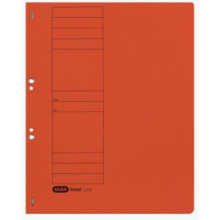 Skoroszyt A4 oczkowy pomarańczowy karton 250g Elba (100551874)