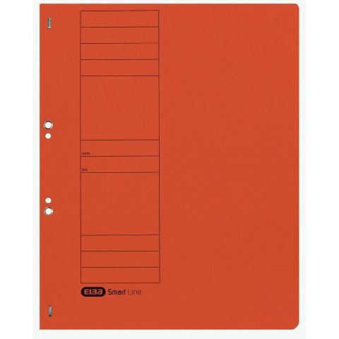 Skoroszyt A4 oczkowy pomarańczowy karton 250g Elba (100551874)