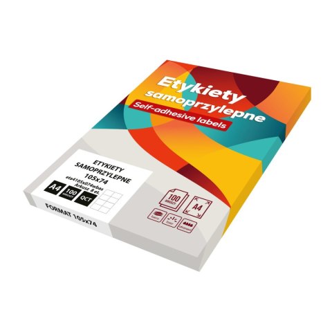 Etykieta samoprzylepna A4 basic biały [mm:] 105x74 Emerson (eta4105x074wbas)