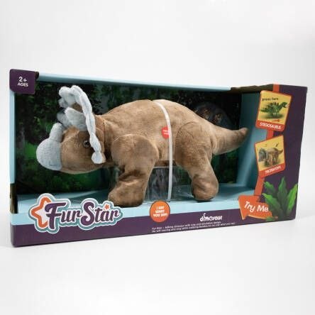 Figurka dinozaur pluszowy brązowy na radio Icom (7163819)