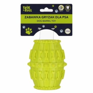 Gadżet Zabawka dla psa Gryzak smaczek 11,5cm limonkowy Trik Roll (560864)