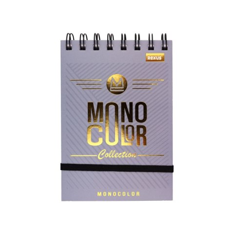 Kołozeszyt (kołonotatnik) A6 MONOCOLOR 96k. krata (nd) (5320)