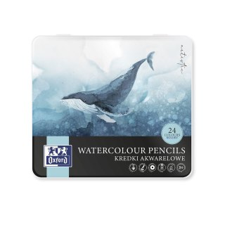 Kredki akwarelowe metal box 24 kol. Oxford (400174561)