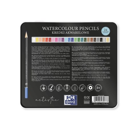 Kredki akwarelowe metal box 24 kol. Oxford (400174561)