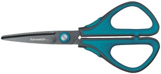 Nożyczki teflonowe czarne ostrze 3D 15cm Flamingo (FL055526)