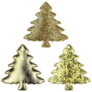 Ozdoba materiałowa Craft-Fun Series Złote choinki Titanum (BJ25042703)