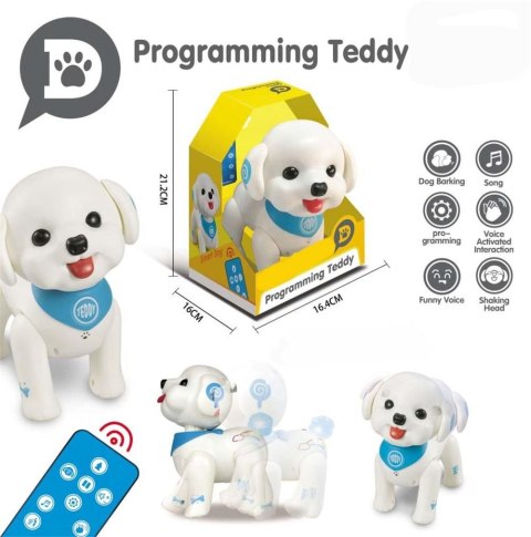 Zabawka interaktywna FAFIK Piesek Zdalnie sterowany z ładowarką Ciuciubabka (Y300230)