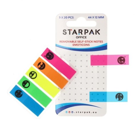 Zakładki indeksujące 100k [mm:] 44x12 Starpak (472874)