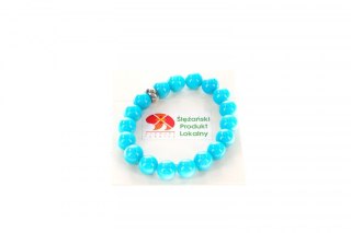 Bransoletka bransoletka jadeit górski morski 10mm Mol