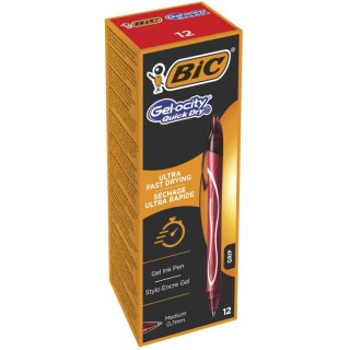 Długopis żelowy długopis wymazywalny wkład czerwony 0,3mm Bic (94984)