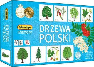 Gra pamięciowa DRZEWA POLSKIE Adamigo
