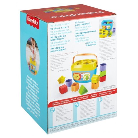 Klocki plastikowe pierwsze klocki malucha Fisher Price (ffc84)